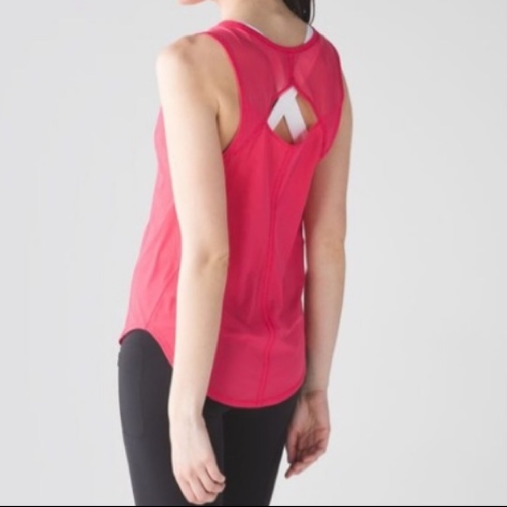 Lululemon Sculpt Tank Pink 4